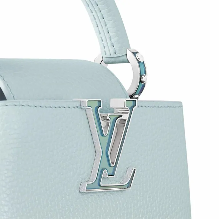 Louis Vuitton M23289 LV SKI Capucines Mini Blue Glacier 8211 Louis Vuitton Handbag Store Women Louis Vuitton Capucines Bag