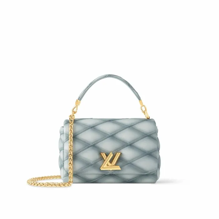 Louis Vuitton M24186 GO14 MM Ecume Gray 8211 Louis Vuitton Handbag Store Women Louis Vuitton Twist Bag