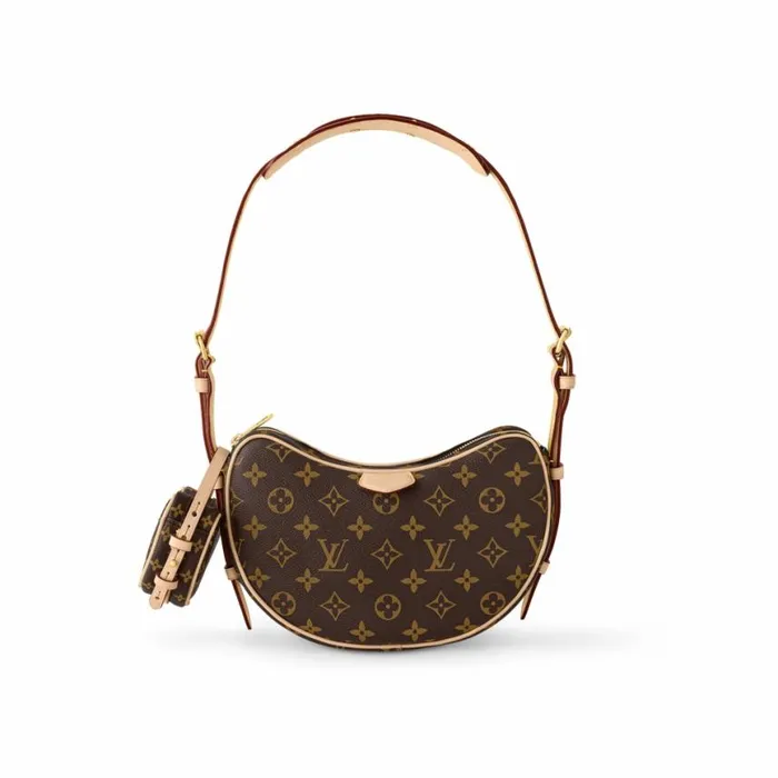 Louis Vuitton M46828 Croissant MM Monogram 8211 Louis Vuitton Handbag Store Women Louis Vuitton Loop Hobo Bag