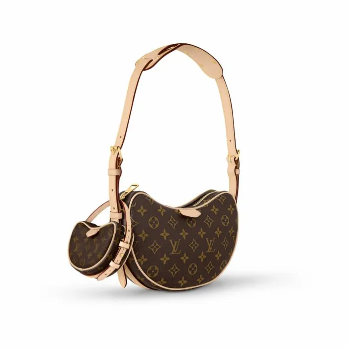 Louis Vuitton M46828 Croissant MM Monogram 8211 Louis Vuitton Handbag Store Women Louis Vuitton Loop Hobo Bag