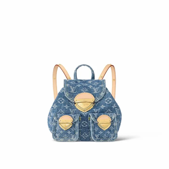 Louis Vuitton M46836 Venice Denim Blue 8211 Louis Vuitton Handbag Store Women Louis Vuitton Backpacks