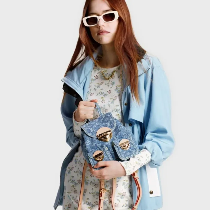 Louis Vuitton M46836 Venice Denim Blue 8211 Louis Vuitton Handbag Store Women Louis Vuitton Backpacks