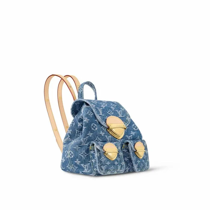 Louis Vuitton M46836 Venice Denim Blue 8211 Louis Vuitton Handbag Store Women Louis Vuitton Backpacks
