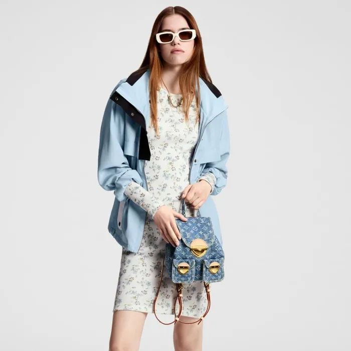 Louis Vuitton M46836 Venice Denim Blue 8211 Louis Vuitton Handbag Store Women Louis Vuitton Backpacks