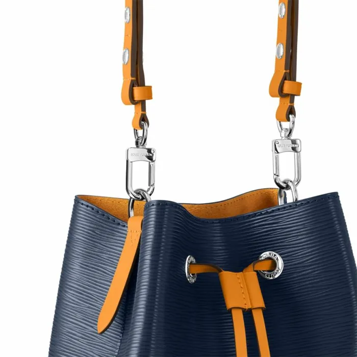 Louis Vuitton M53610 Epi Leather Indigo Safran Nono BB 8211 Louis Vuitton Handbag Store Women Louis Vuitton NeoNoe Bag