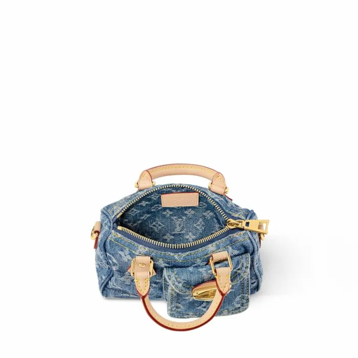 Louis Vuitton M82950 Nano Speedy Denim Blue 8211 Louis Vuitton Handbag Store Women Louis Vuitton Speedy Bag