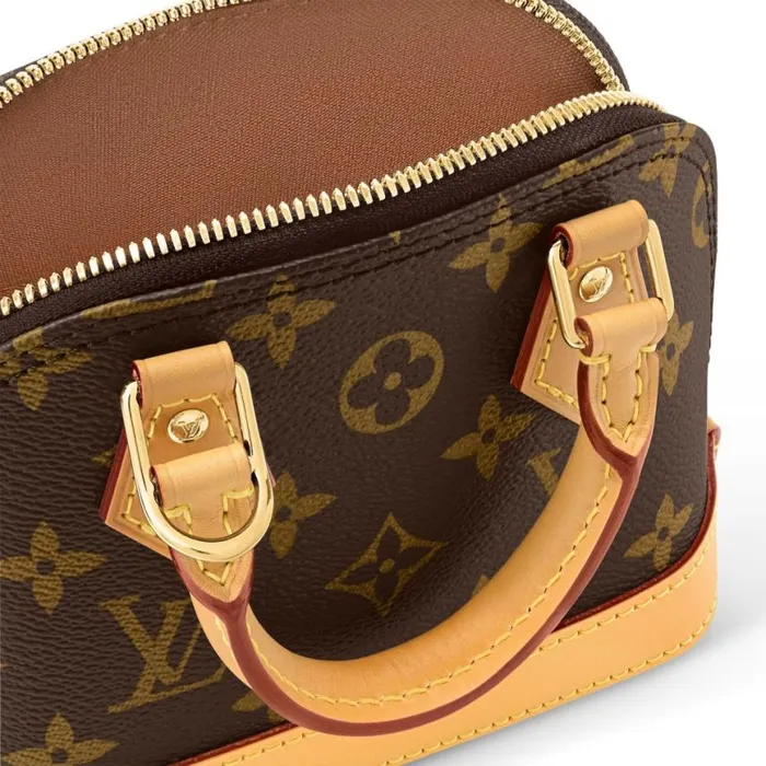 Louis Vuitton Monogram Coated Canvas M82717 Nano Alma 8211 Louis Vuitton Handbag Store Women Louis Vuitton Alma Bag