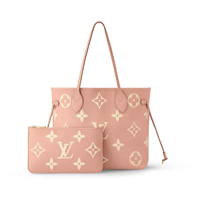 Louis Vuitton Neverfull MM M46329 Trianon Pink Cream 8211 Louis Vuitton Handbag Store Women Louis Vuitton Neverfull Bag