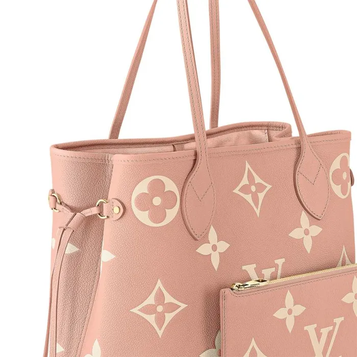 Louis Vuitton Neverfull MM M46329 Trianon Pink Cream 8211 Louis Vuitton Handbag Store Women Louis Vuitton Neverfull Bag