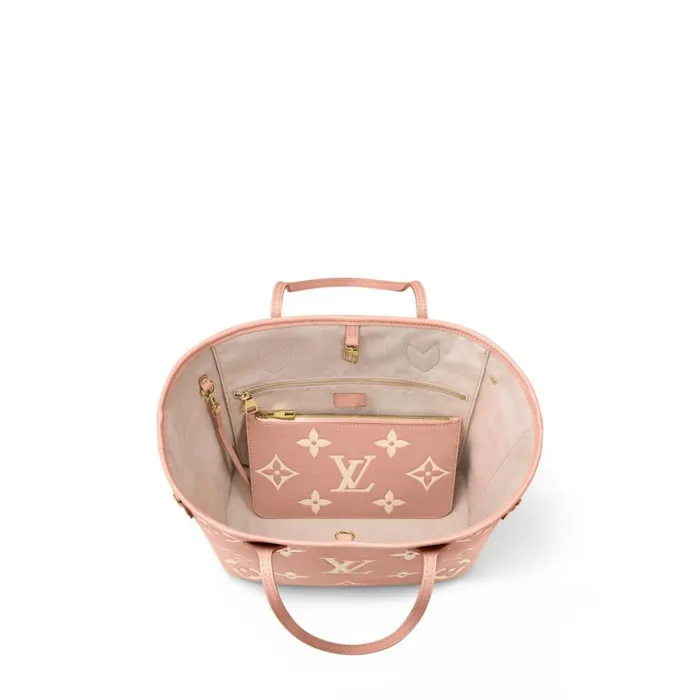 Louis Vuitton Neverfull MM M46329 Trianon Pink Cream 8211 Louis Vuitton Handbag Store Women Louis Vuitton Neverfull Bag