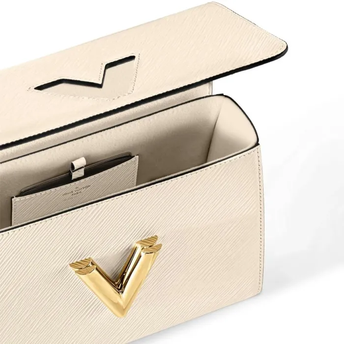 Louis Vuitton Quartz White M21116 Twist MM 8211 Louis Vuitton Handbag Store Women Louis Vuitton Twist Bag