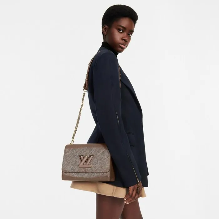 Louis Vuitton Smokey Brown M58772 Twist MM 8211 Louis Vuitton Handbag Store Women Louis Vuitton Twist Bag