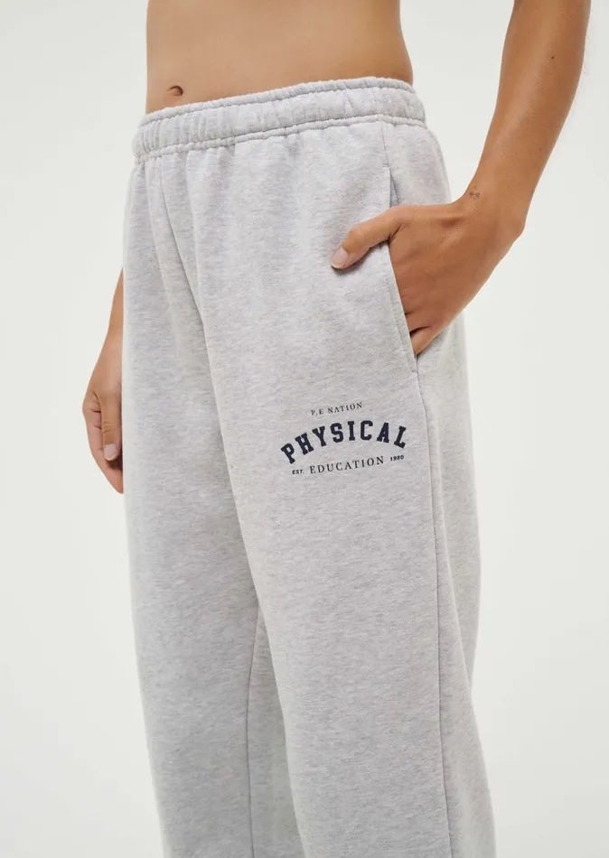 Loungewear PHYSICAL TRACKPANT IN GREY MARL 8211 PE Nation Women