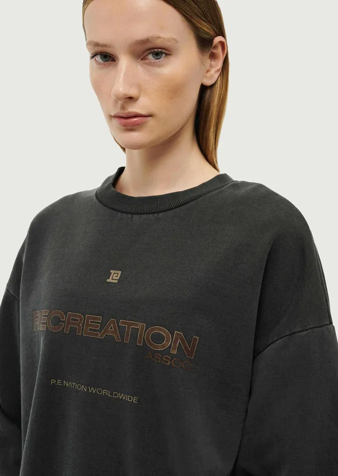 Loungewear Women TEAM RECORD SWEAT IN WASHED MARINE BLUE PE Nation