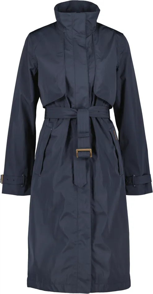 Lova Coat Long Dark Night Blue Women Didriksons Trenchcoats Lova Coat Long Dark Night Blue Women Didriksons Trenchcoats