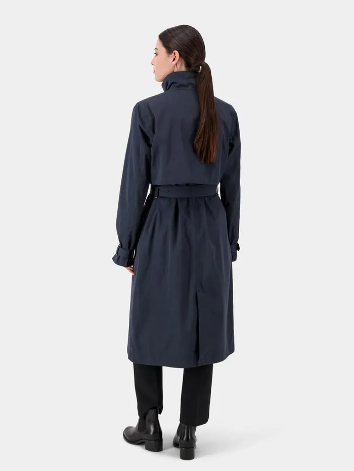 Lova Coat Long Dark Night Blue Women Didriksons Trenchcoats Lova Coat Long Dark Night Blue Women Didriksons Trenchcoats