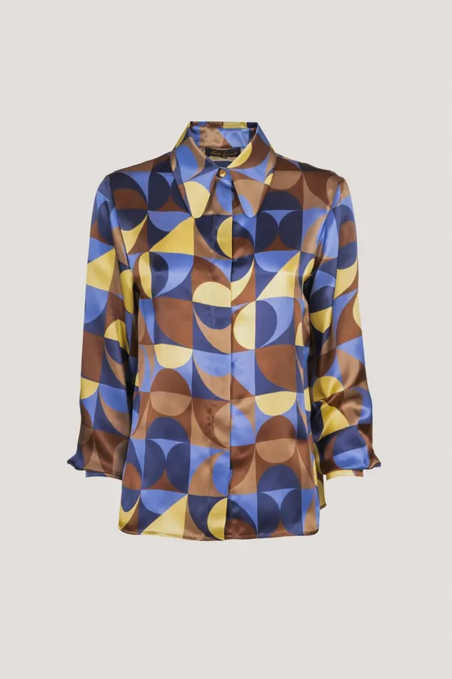 Luisa Spagnoli Blouses And Shirts Women Locale Bluetobacco Luisa Spagnoli Blouses And Shirts Women Locale Bluetobacco