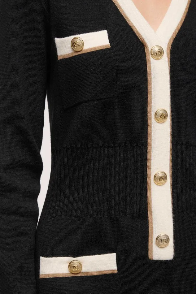 Luisa Spagnoli Dresses and Jumpsuits Women Mesosfera Blackcamelcream Luisa Spagnoli Dresses and Jumpsuits Women Mesosfera Blackcamelcream