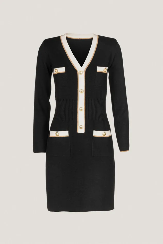 Luisa Spagnoli Dresses and Jumpsuits Women Mesosfera Blackcamelcream Luisa Spagnoli Dresses and Jumpsuits Women Mesosfera Blackcamelcream