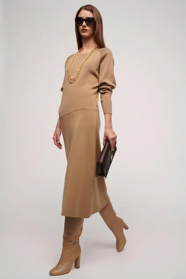Luisa Spagnoli Dresses and Jumpsuits Women Metodico Camel