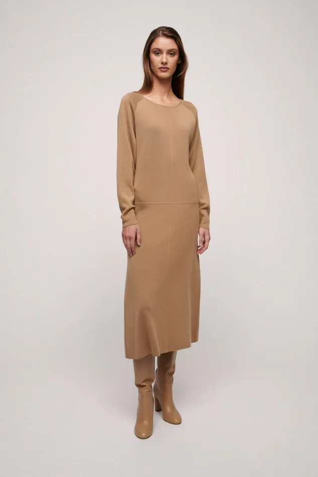 Luisa Spagnoli Dresses and Jumpsuits Women Metodico Camel Luisa Spagnoli Dresses and Jumpsuits Women Metodico Camel