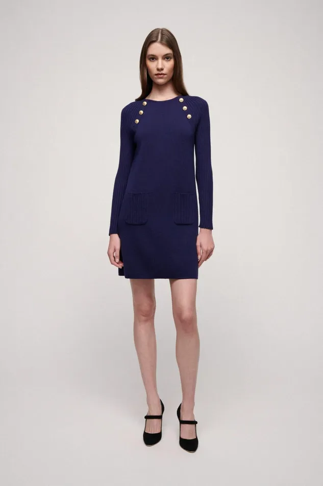 Luisa Spagnoli Dresses and Jumpsuits Women Mitezza Blue Purplish