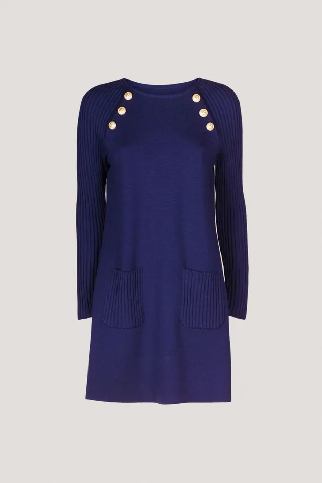 Luisa Spagnoli Dresses and Jumpsuits Women Mitezza Blue Purplish