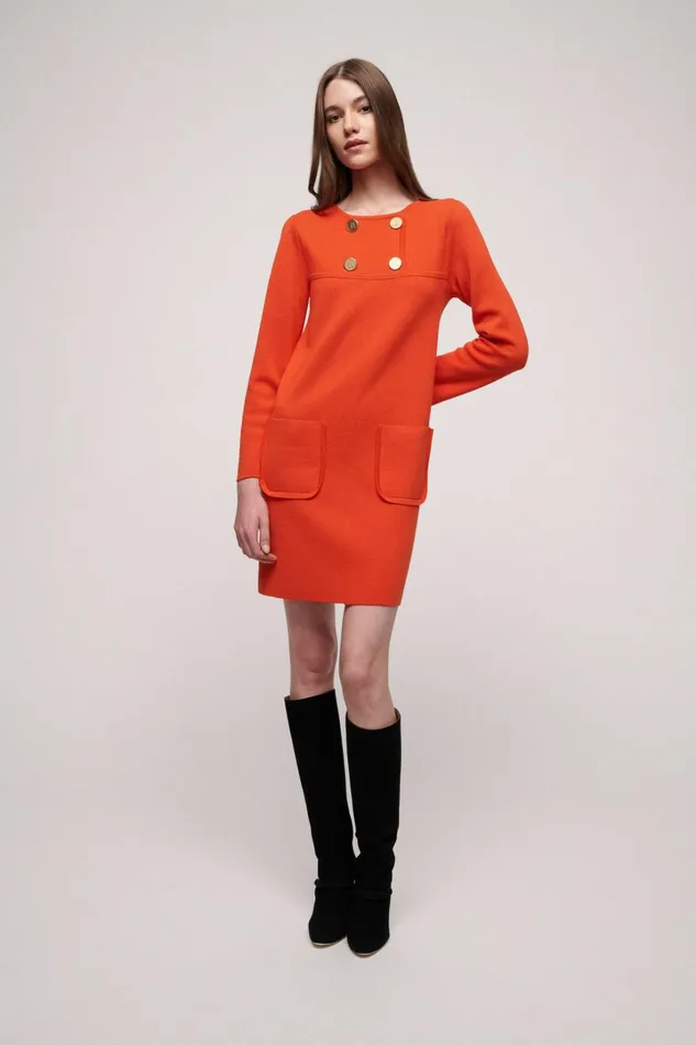 Luisa Spagnoli Dresses and Jumpsuits Women Monimia Orange