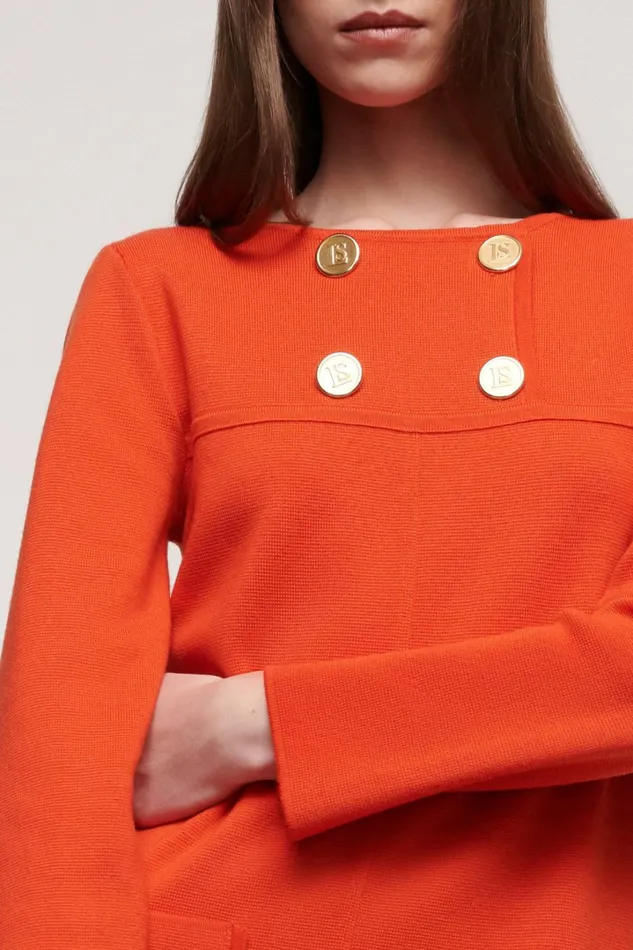 Luisa Spagnoli Dresses and Jumpsuits Women Monimia Orange