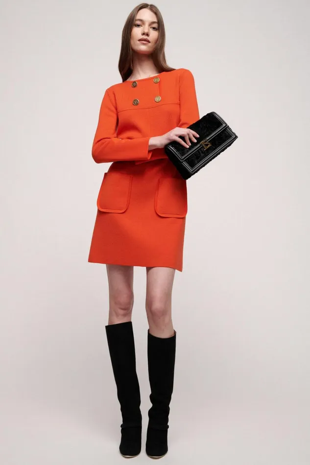 Luisa Spagnoli Dresses and Jumpsuits Women Monimia Orange