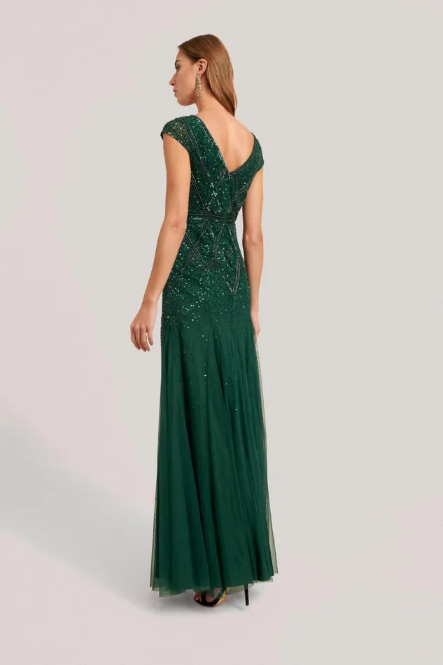 Luisa Spagnoli Formal Dresses Women Giava Bottlegreen