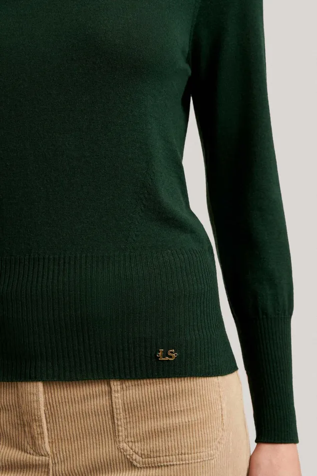 Luisa Spagnoli Knitwear Women Manos Bottlegreen Luisa Spagnoli Knitwear Women Manos Bottlegreen
