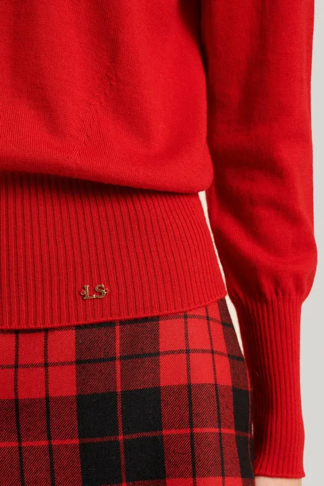 Luisa Spagnoli Knitwear Women Manos Red Luisa Spagnoli Knitwear Women Manos Red
