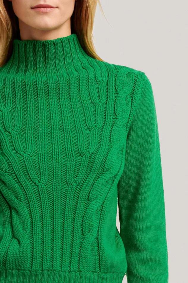 Luisa Spagnoli Knitwear Women Meridia Green Luisa Spagnoli Knitwear Women Meridia Green