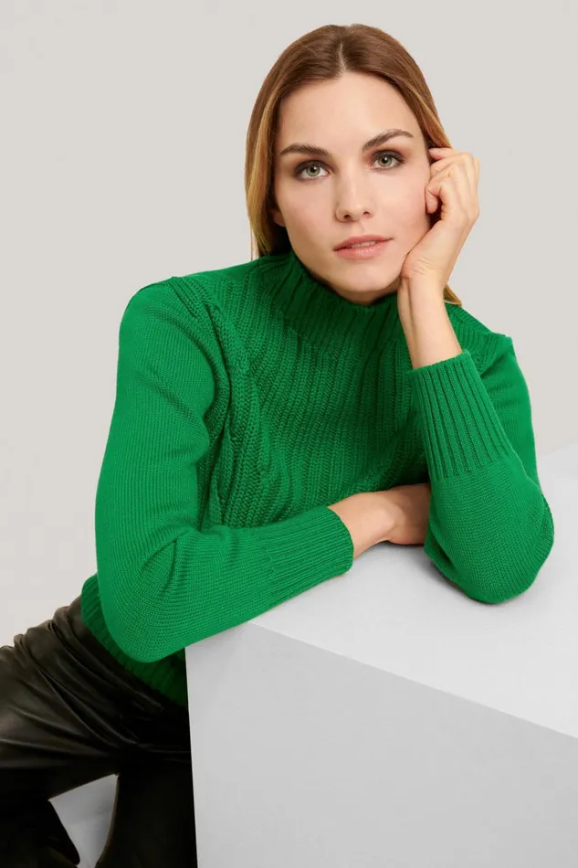 Luisa Spagnoli Knitwear Women Meridia Green Luisa Spagnoli Knitwear Women Meridia Green