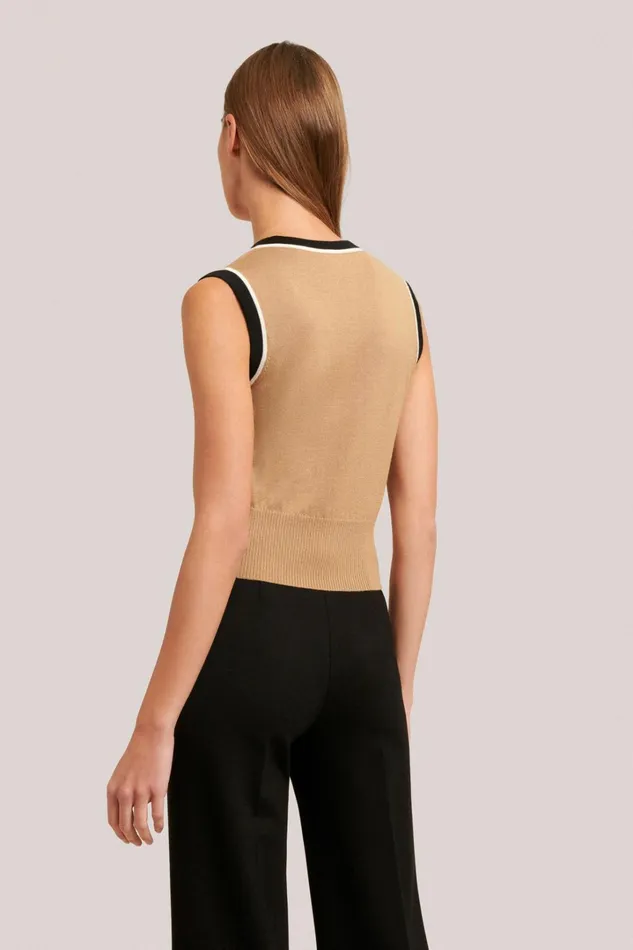 Luisa Spagnoli Knitwear Women Morison Camelblackcream