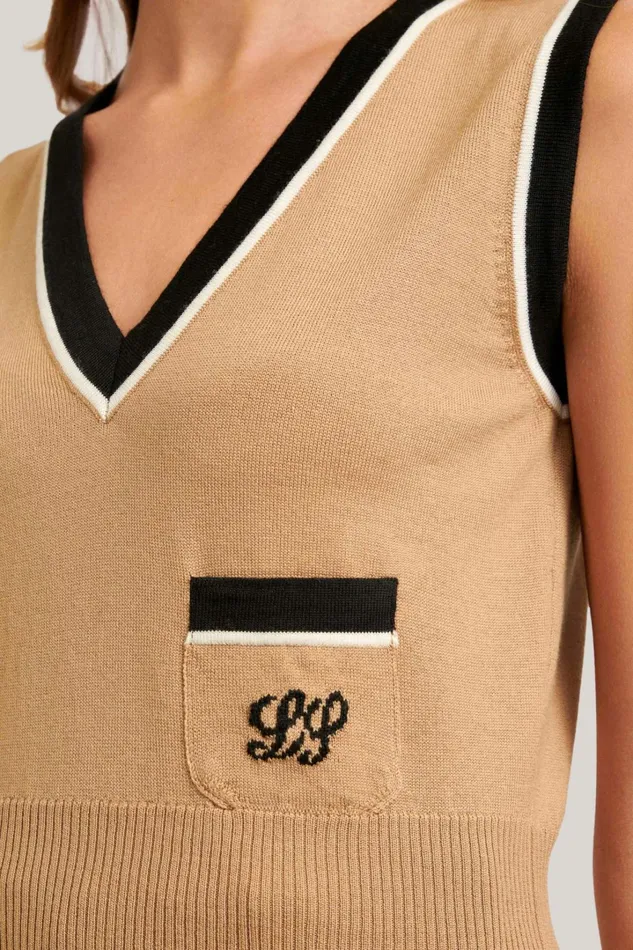Luisa Spagnoli Knitwear Women Morison Camelblackcream
