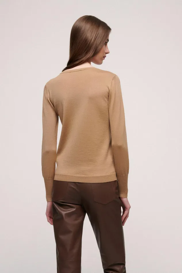 Luisa Spagnoli Knitwear Women Mossa Camel