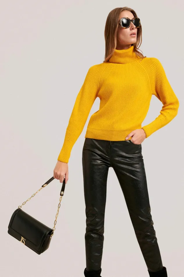 Luisa Spagnoli Knitwear Women Municipale Yellow Luisa Spagnoli Knitwear Women Municipale Yellow