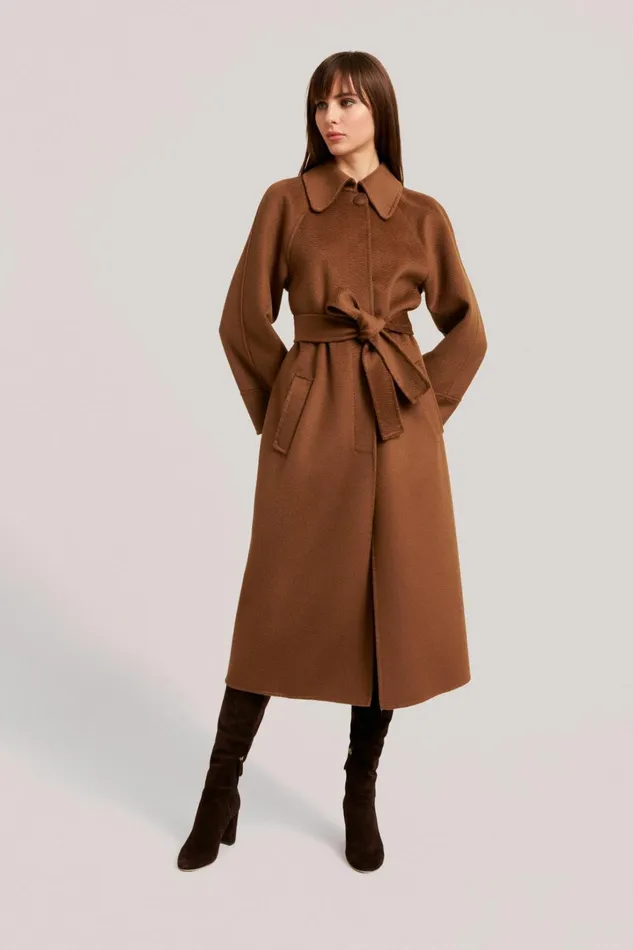 Luisa Spagnoli Outerwear Women Saffa Brown