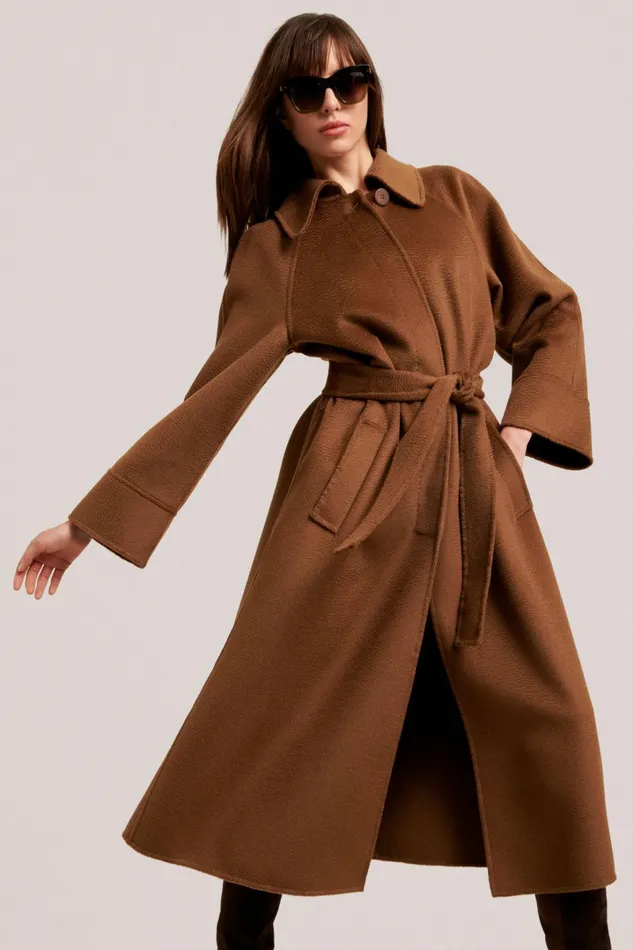Luisa Spagnoli Outerwear Women Saffa Brown Luisa Spagnoli Outerwear Women Saffa Brown