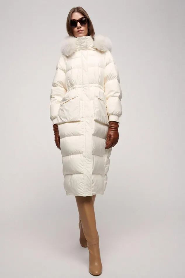 Luisa Spagnoli Outerwear Women Siamesi Cream