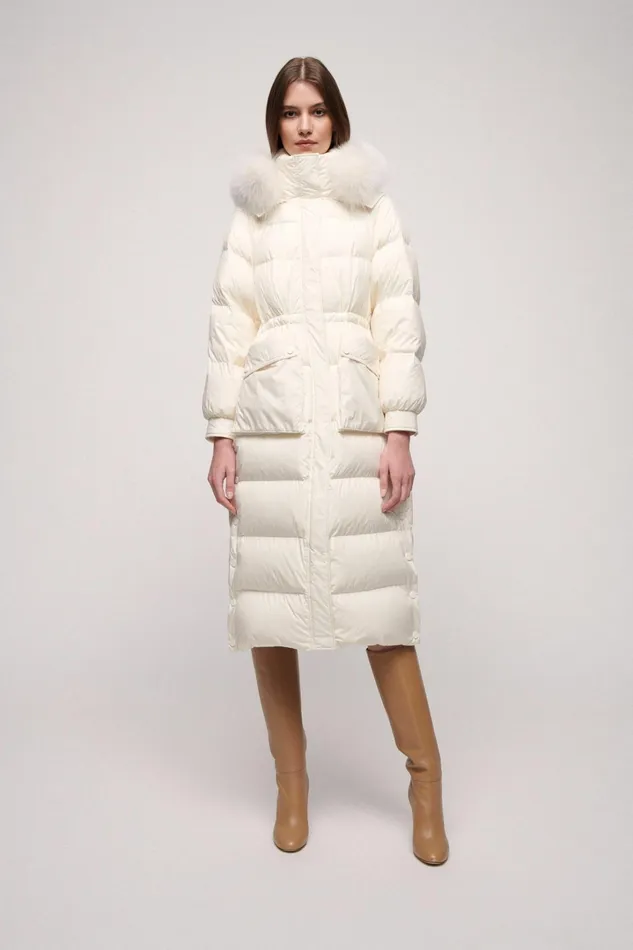 Luisa Spagnoli Outerwear Women Siamesi Cream