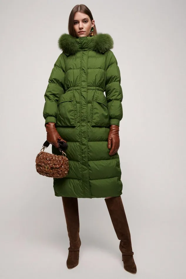 Luisa Spagnoli Outerwear Women Siamesi Military Green