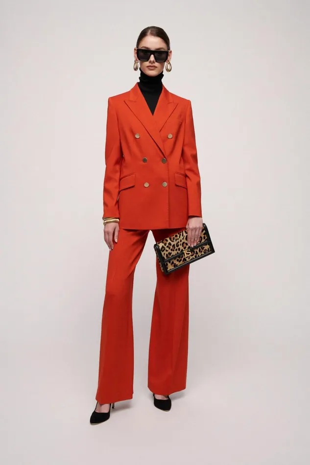 Luisa Spagnoli Pants Women Occulto Orange Luisa Spagnoli Pants Women Occulto Orange