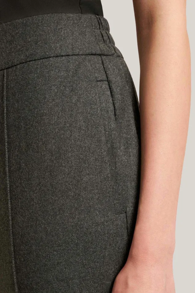 Luisa Spagnoli Pants Women Ofis Grey Melange Luisa Spagnoli Pants Women Ofis Grey Melange