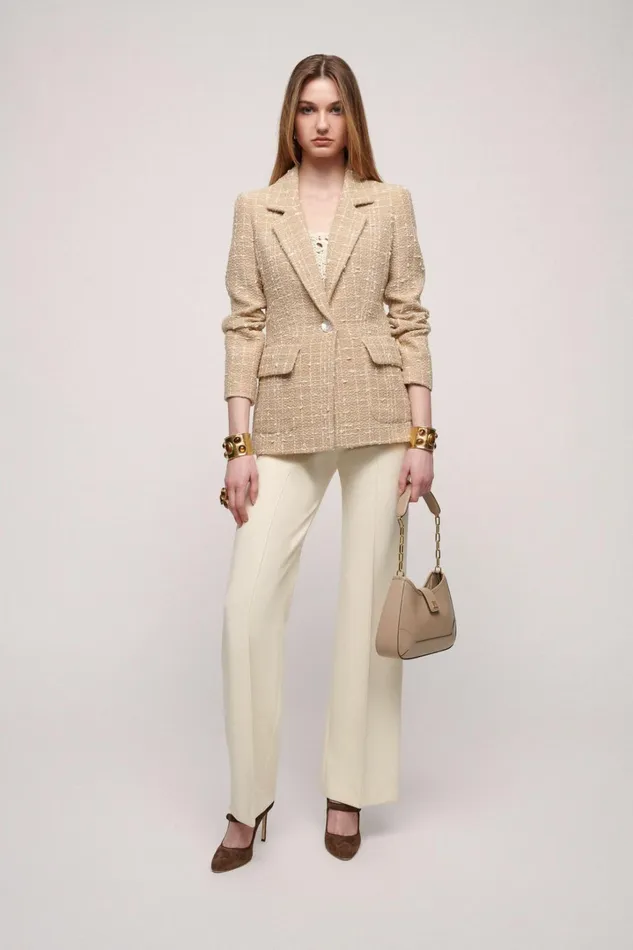 Luisa Spagnoli Pants Women Ove Cream Luisa Spagnoli Pants Women Ove Cream