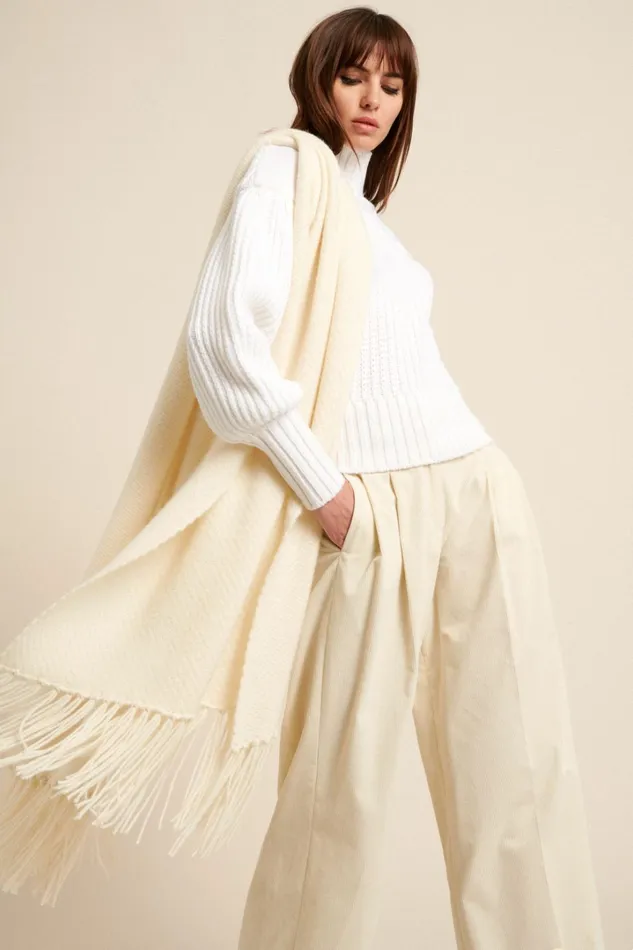 Luisa Spagnoli Scarves And Foulards Women Convivio Cream