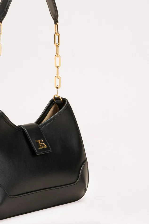 Luisa Spagnoli Shoulder Bags Women Ibabycapri Blackgold Luisa Spagnoli Shoulder Bags Women Ibabycapri Blackgold