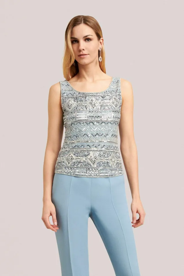 Luisa Spagnoli Tops And TShirts Women Ladonia Light Blue